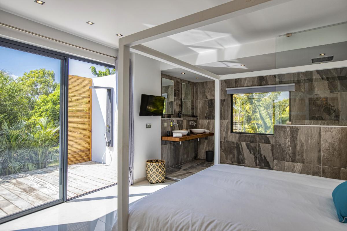 Location villa Saint Martin Terres Basses - Villa 2 chambres 4 personnes - piscine - jardin tropical - 2700m de la plage de Baie Rouge (28)